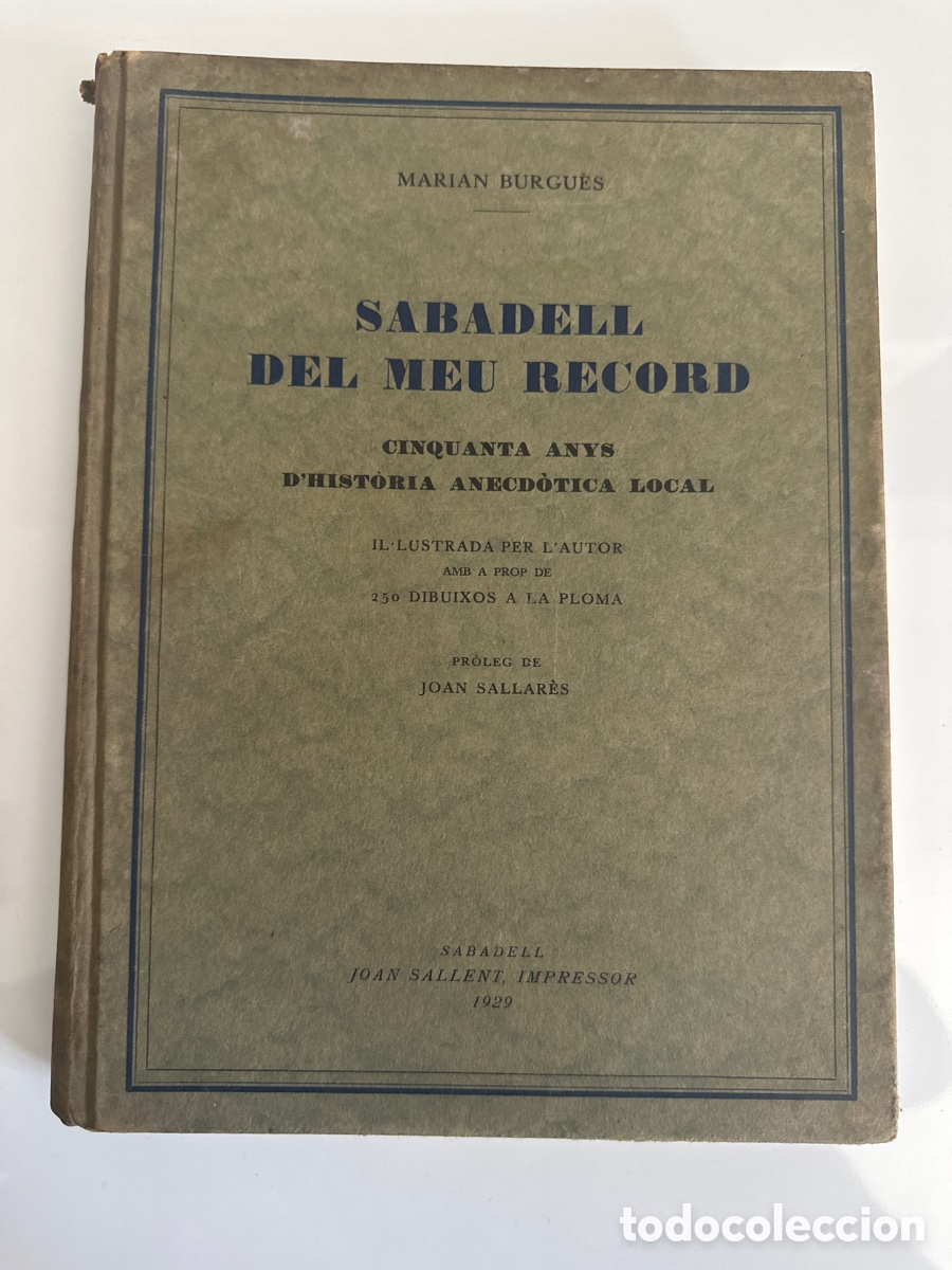 Libros antiguos: Sabadell del meu record - Foto 1