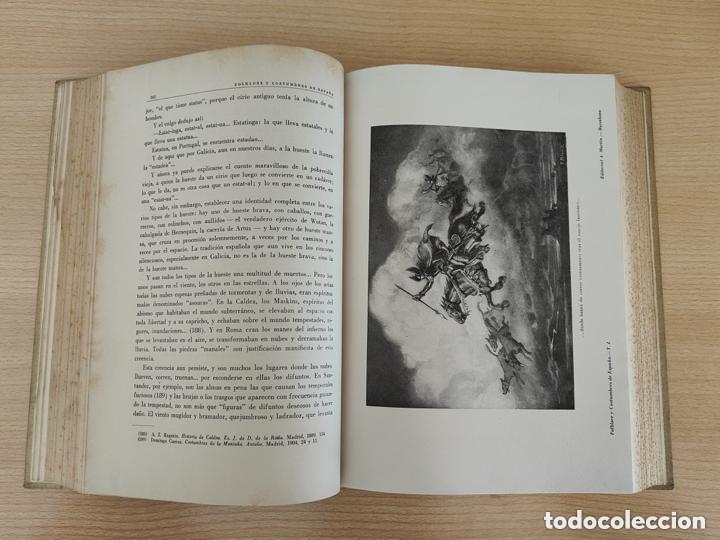 Libros antiguos: FOLKLORE Y COSTUMBRES DE ESPA&Ntilde;A - Foto 3