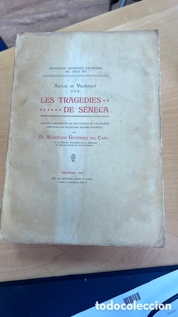 Libros antiguos: Les tragedies de S&eacute;neca - Foto 2