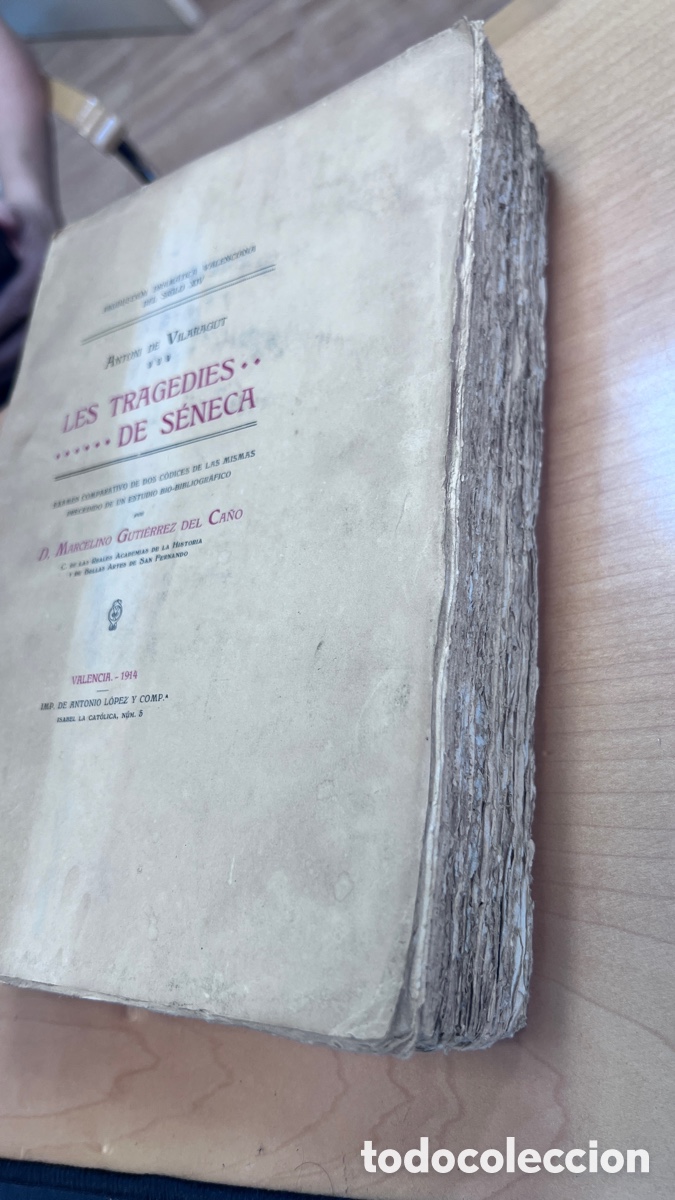 Libros antiguos: Les tragedies de S&eacute;neca - Foto 1