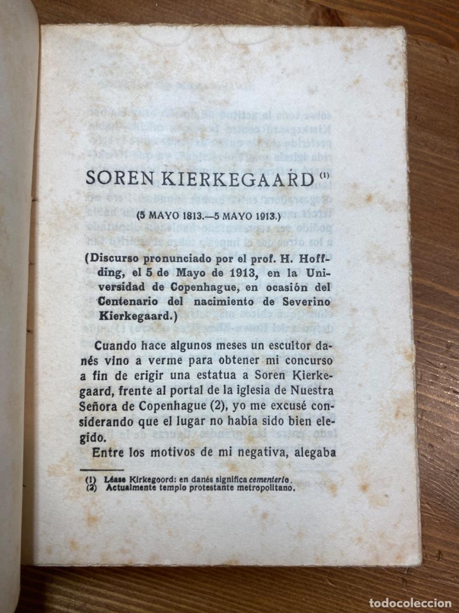 Libros antiguos: PROSAS DE SOREN KIERKEGAARD VERSION ALVARO ARMANDO VASSEUR. - Foto 4