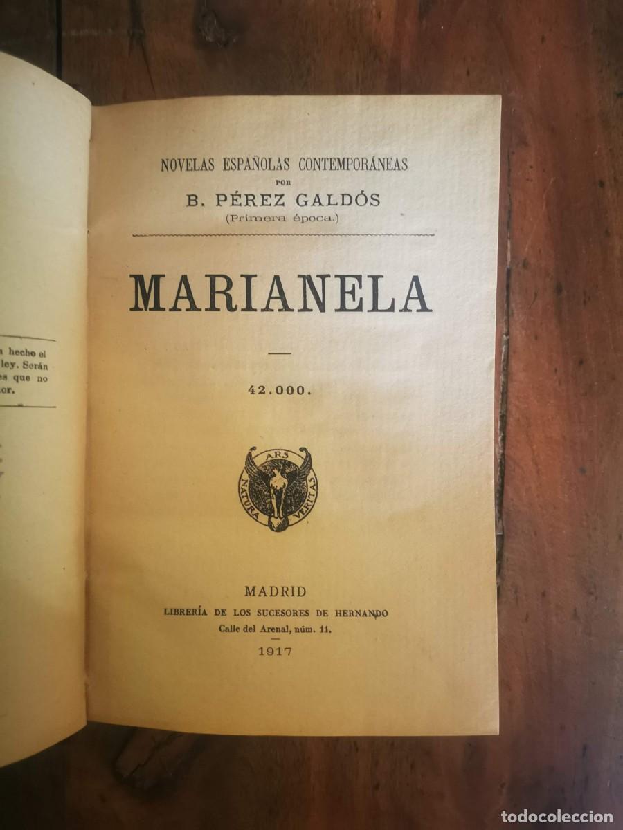 Libros antiguos: P&Eacute;REZ GALD&Oacute;S, Benito. Marianela - Foto 1