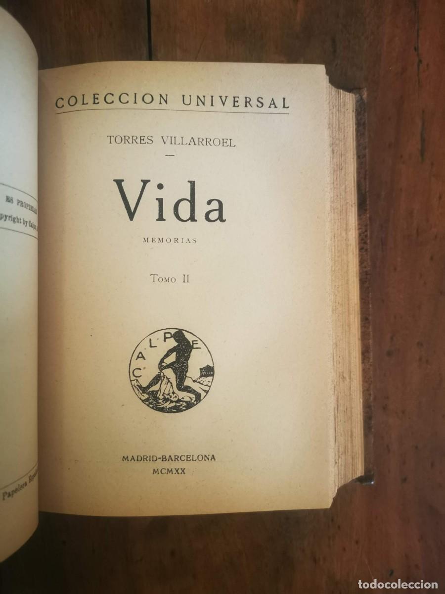 Libros antiguos: COLECCI&Oacute;N UNIVERSAL: Vida: Memorias - Foto 3