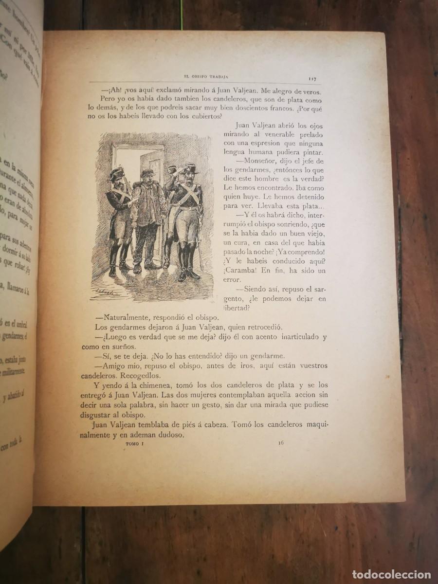 Libros antiguos: HUGO, Victor. Los miserables: [Tomo 1-2-3] - Foto 6