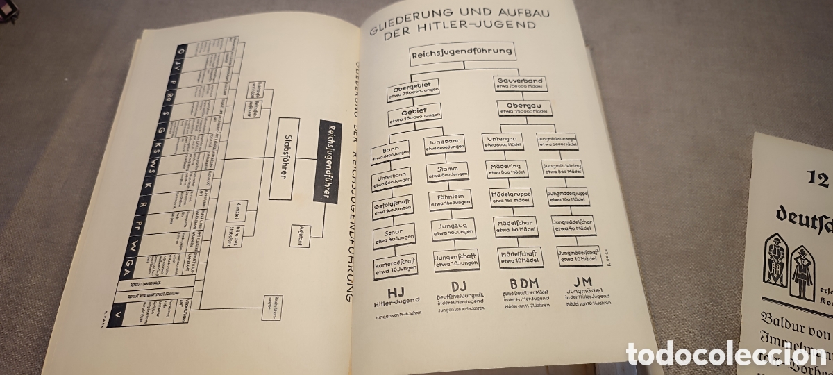 Libros antiguos: Libro de &eacute;poca Juventudes Hitlerianas - Foto 14