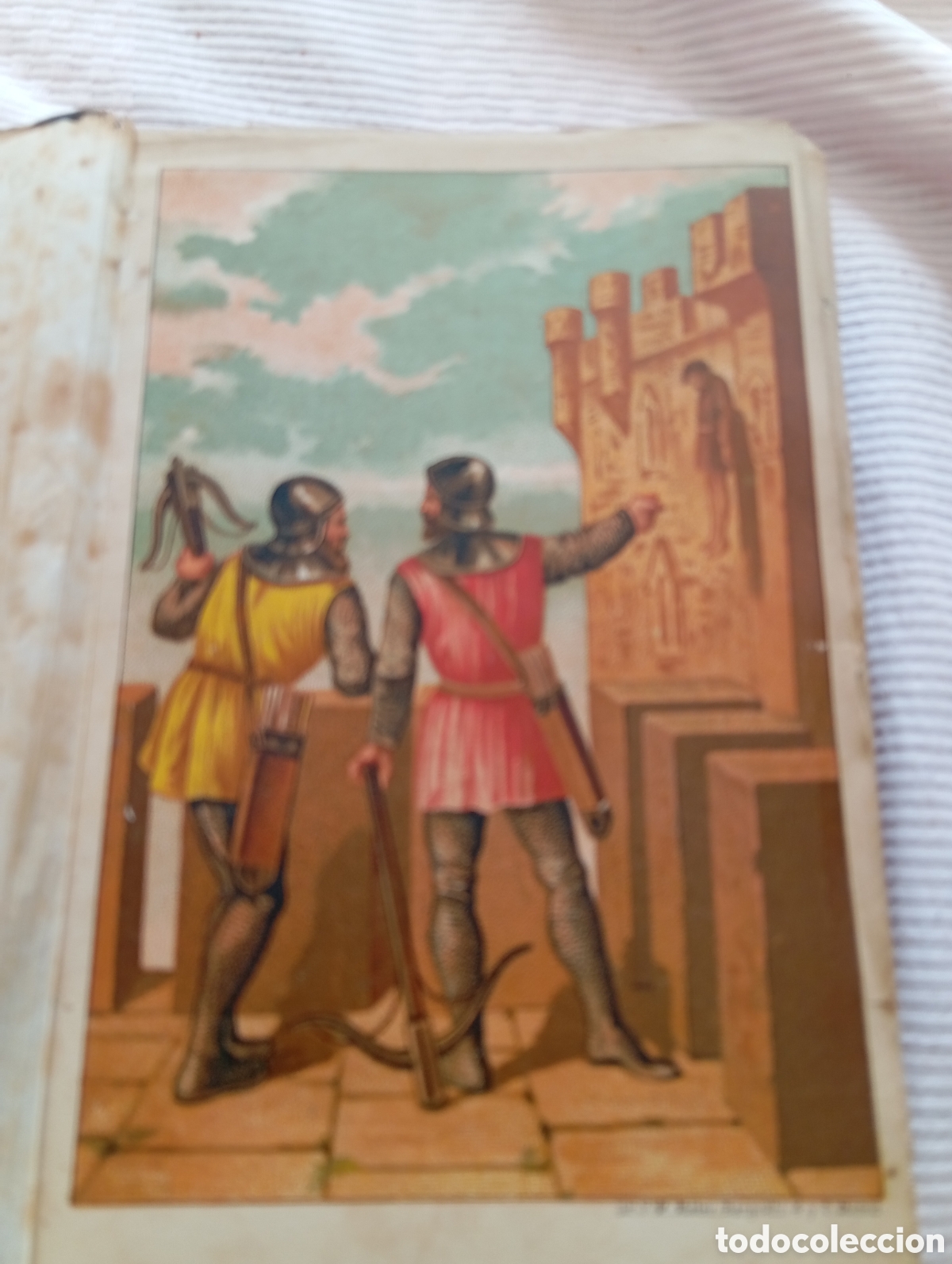 Libros antiguos: 2 tomos antiguos El rey del Pu&ntilde;al 1884/85 - Foto 4