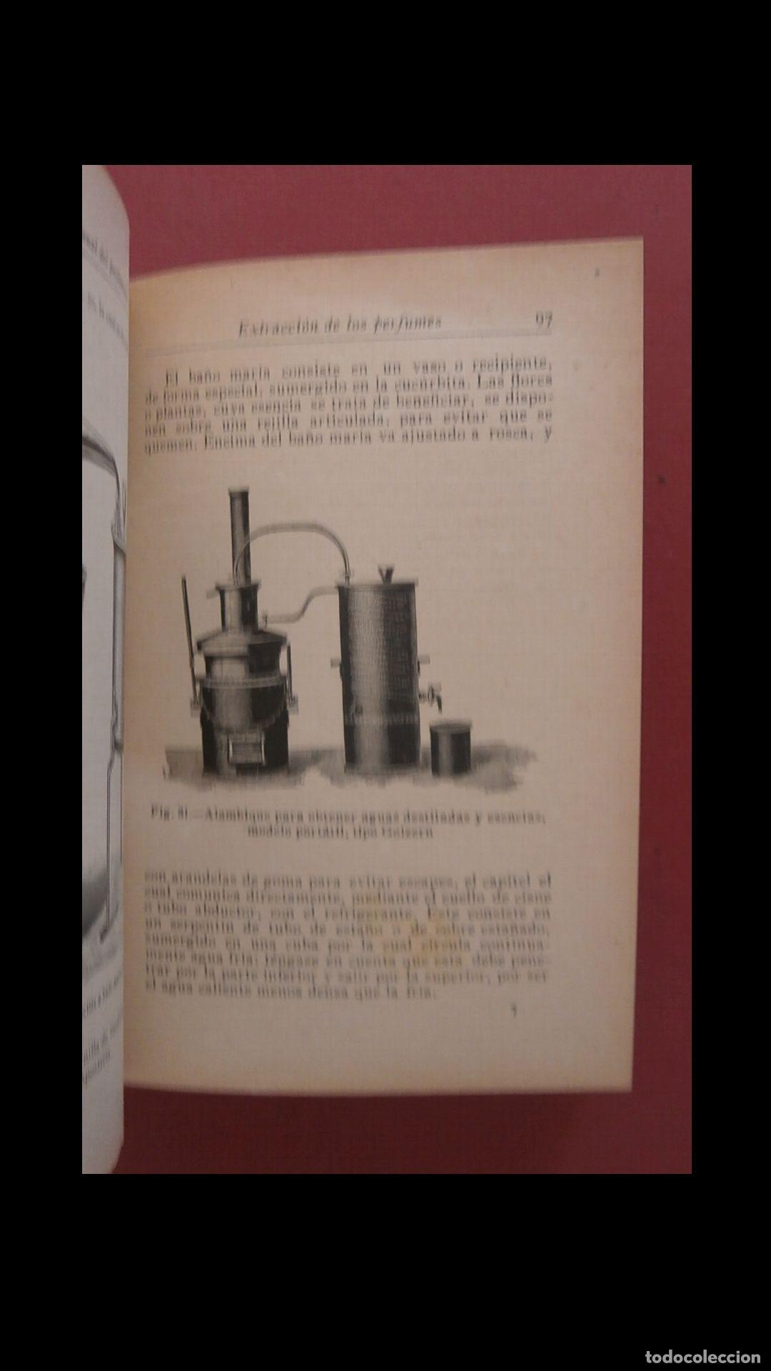 Libros antiguos: Manual del Perfumista. Antonio Rossi - Foto 6