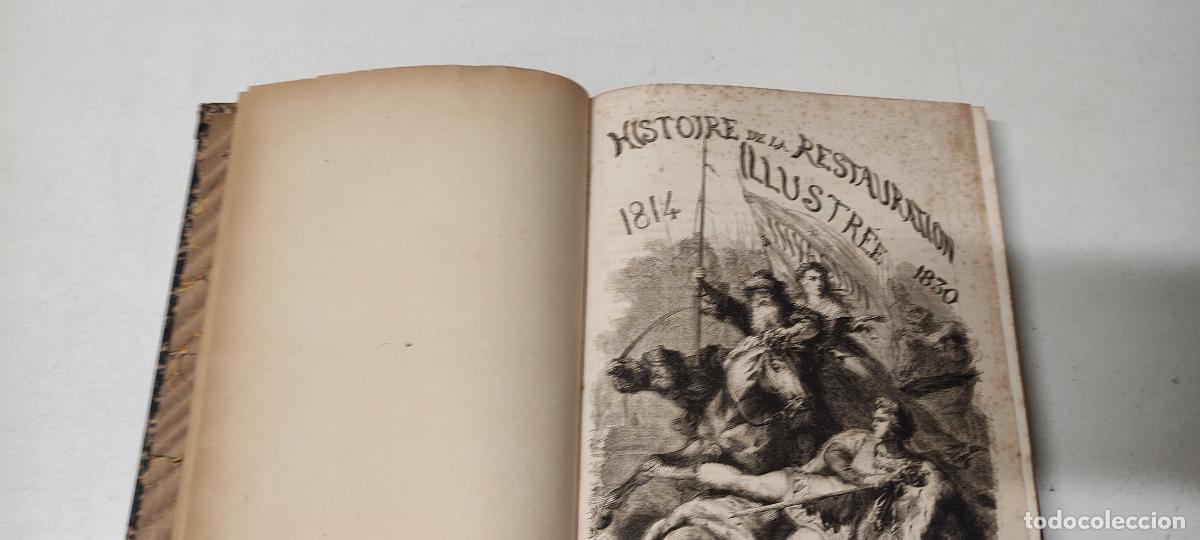 Libros antiguos: ANTIGUO VOLUMEN DELAURE HISTORIE DE LA RESTAURATION - Foto 4