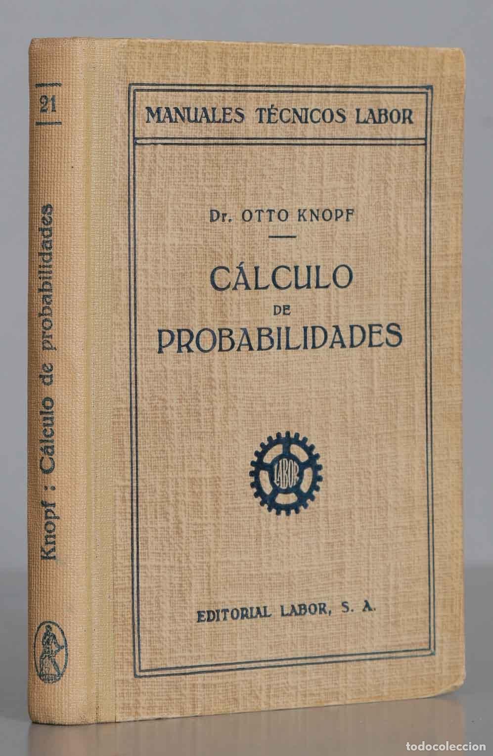 Libros antiguos: C&Aacute;LCULO DE PROBABILIDADES. SEGUNDA EDICI&Oacute;N. - Foto 1