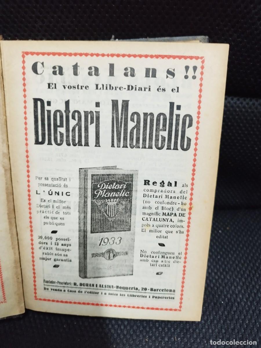 Libros antiguos: Bloc manelic. Calendari catal&agrave;. 1933. - Foto 2
