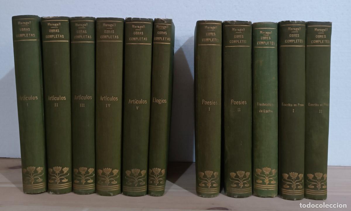 Libros antiguos: Obras Completas de Joan Maragall 1912 - Foto 1