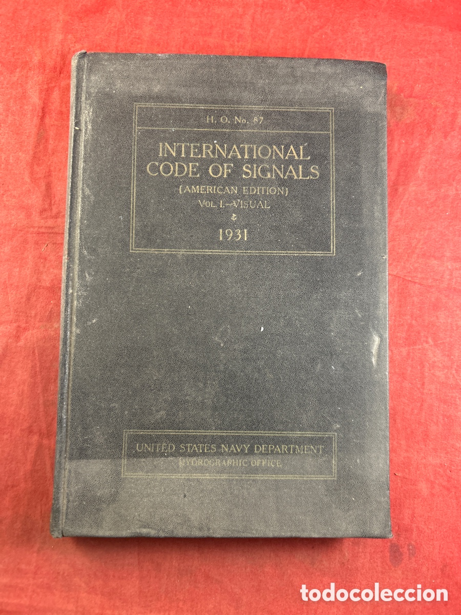 Libros antiguos: INTERNATIONAL CODE OF SIGNALS 1931 - Foto 1