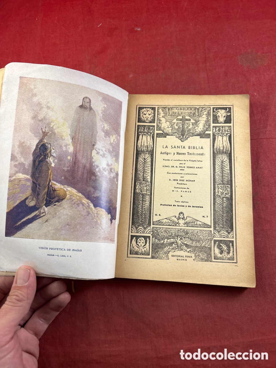 Libros antiguos: LA SANTA BIBLIA OBRAS SELECTAS - Foto 2