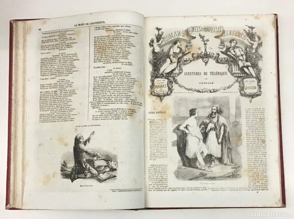 Libros antiguos: LES ROMANS ILLUSTR&Eacute;S ANCIENS ET MODERNES. - Foto 4