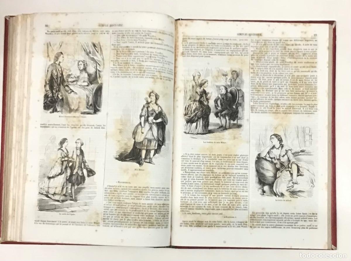 Libros antiguos: LES ROMANS ILLUSTR&Eacute;S ANCIENS ET MODERNES. - Foto 7