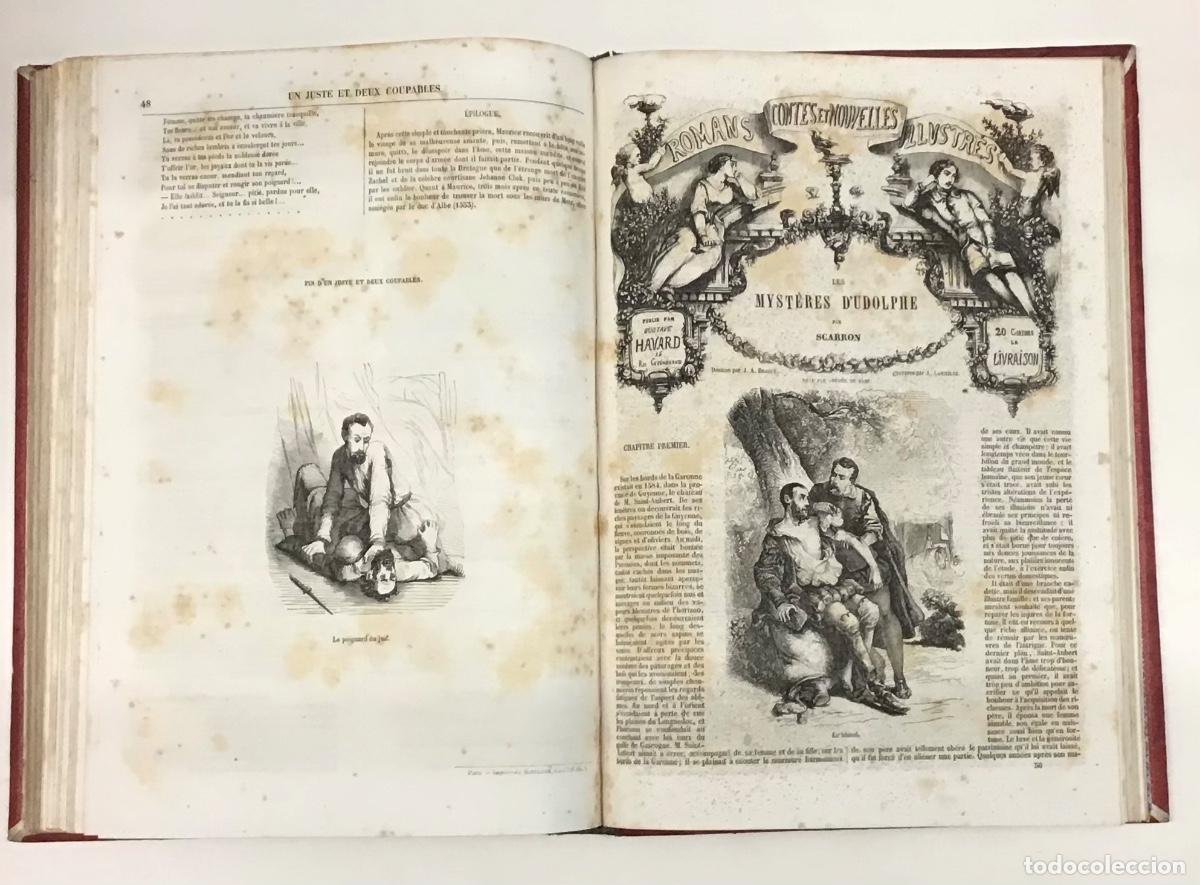 Libros antiguos: LES ROMANS ILLUSTR&Eacute;S ANCIENS ET MODERNES. - Foto 8