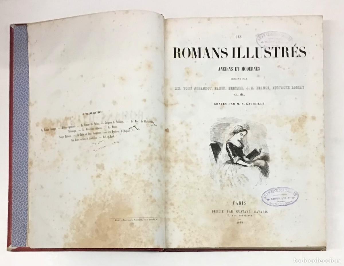 Libros antiguos: LES ROMANS ILLUSTR&Eacute;S ANCIENS ET MODERNES. - Foto 1