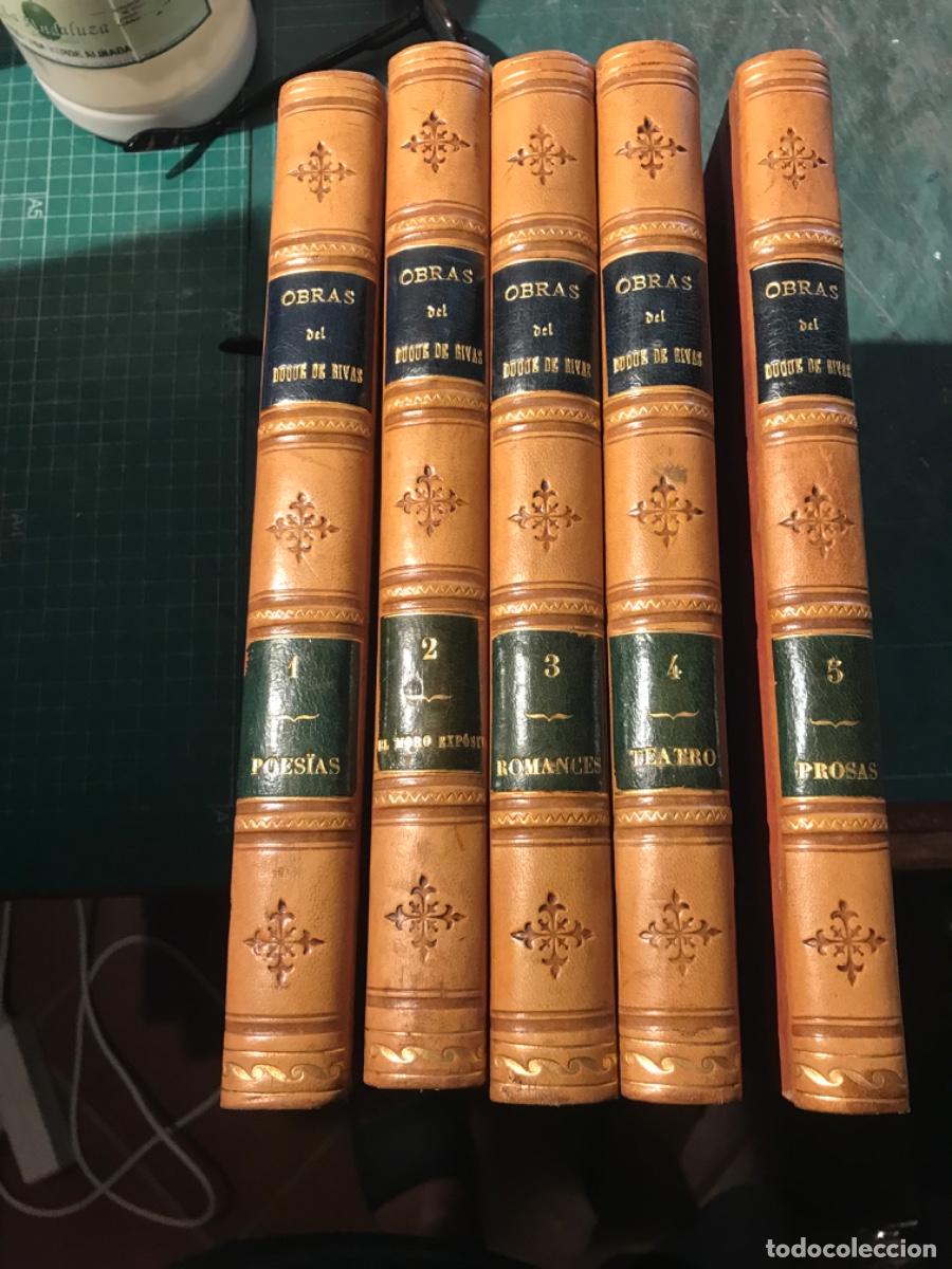 Libros antiguos: Obras completas. Duque de Rivas - Foto 1