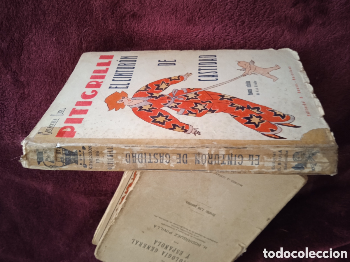Libros antiguos: EL CINTUR&Oacute;N DE CASTIDAD. / PITIGRILLI - EDICION 1925 - Foto 3