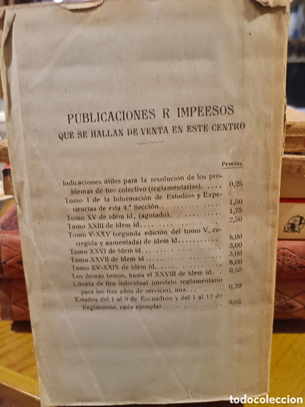Libros antiguos: Escuela Central de Tiro Estudios y Experiencias - Foto 3