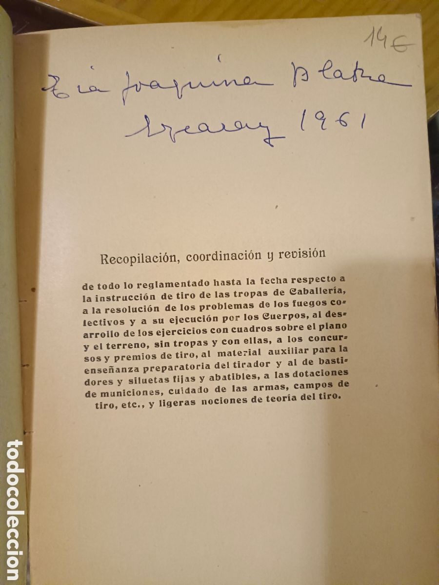 Libros antiguos: Escuela Central de Tiro Estudios y Experiencias - Foto 4