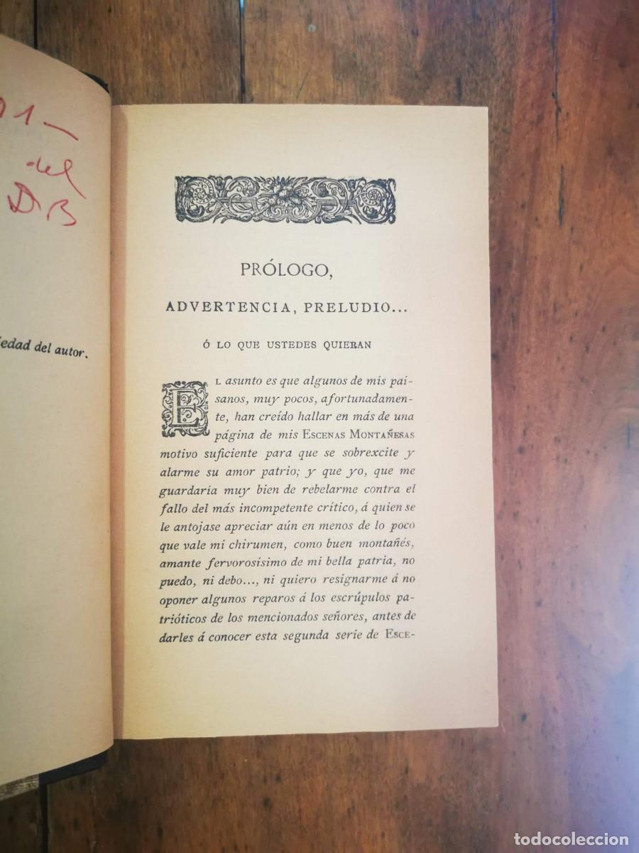 Libros antiguos: PEREDA, Jos&eacute; M. de. Tipos y paisajes - Foto 4