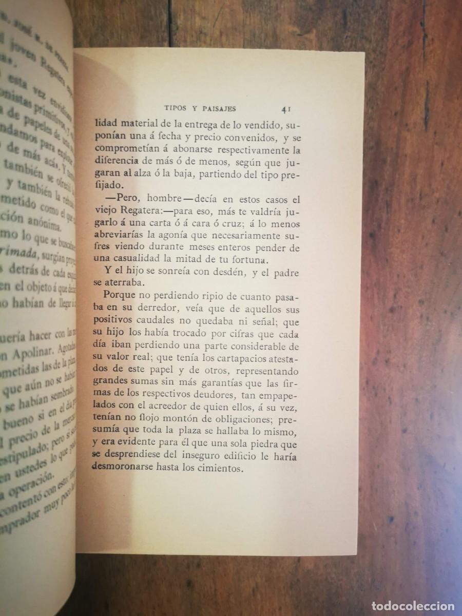 Libros antiguos: PEREDA, Jos&eacute; M. de. Tipos y paisajes - Foto 7