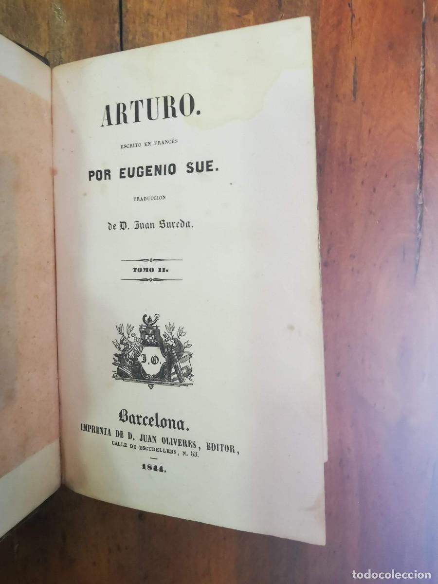 Libros antiguos: SUE, Eugene. Arturo. Escrito en franc&eacute;s - Foto 7