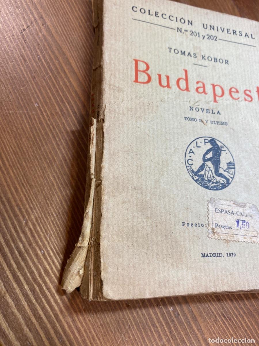 Libros antiguos: BUDAPEST TOMAS KOBOR TOMOS 1 Y 2 CALPE 1920 - Foto 2
