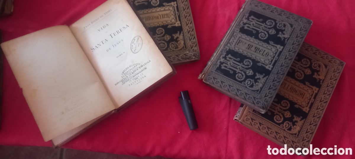 Libros antiguos: Libros antiguos. 4 tomos - Foto 4