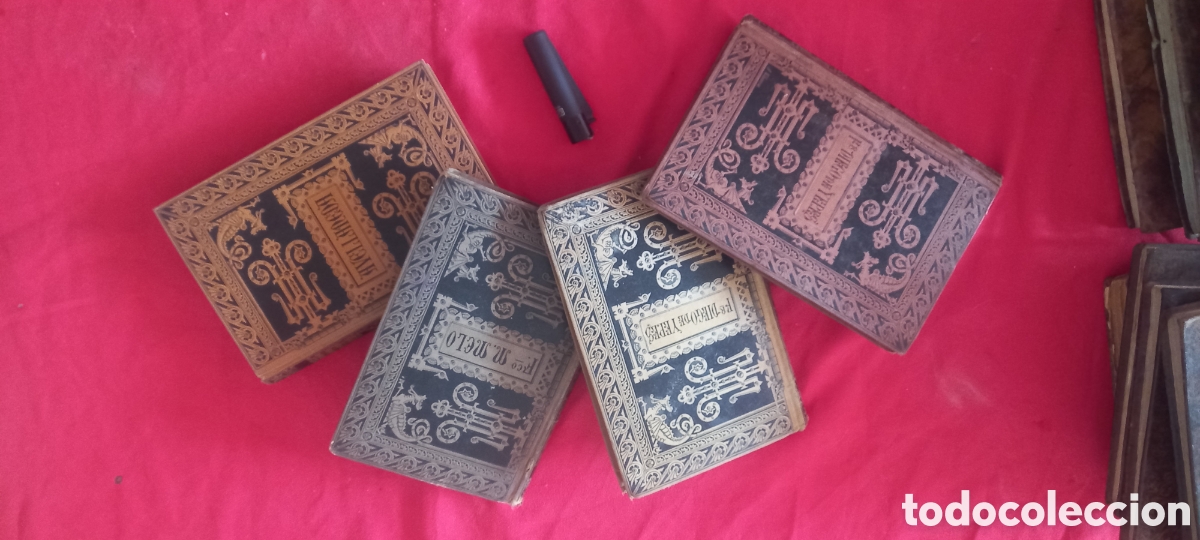 Libros antiguos: Libros antiguos. 4 tomos - Foto 1