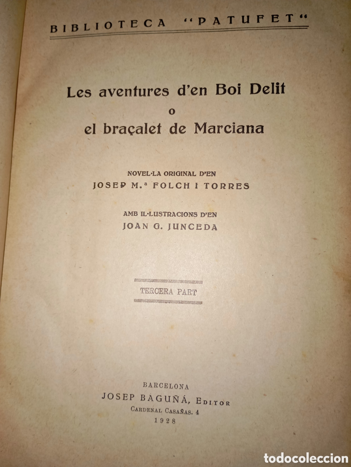 Antiquarische B&uuml;cher: Les aventures d'en Boi Delit o el bra&ccedil;alet de Marciana III