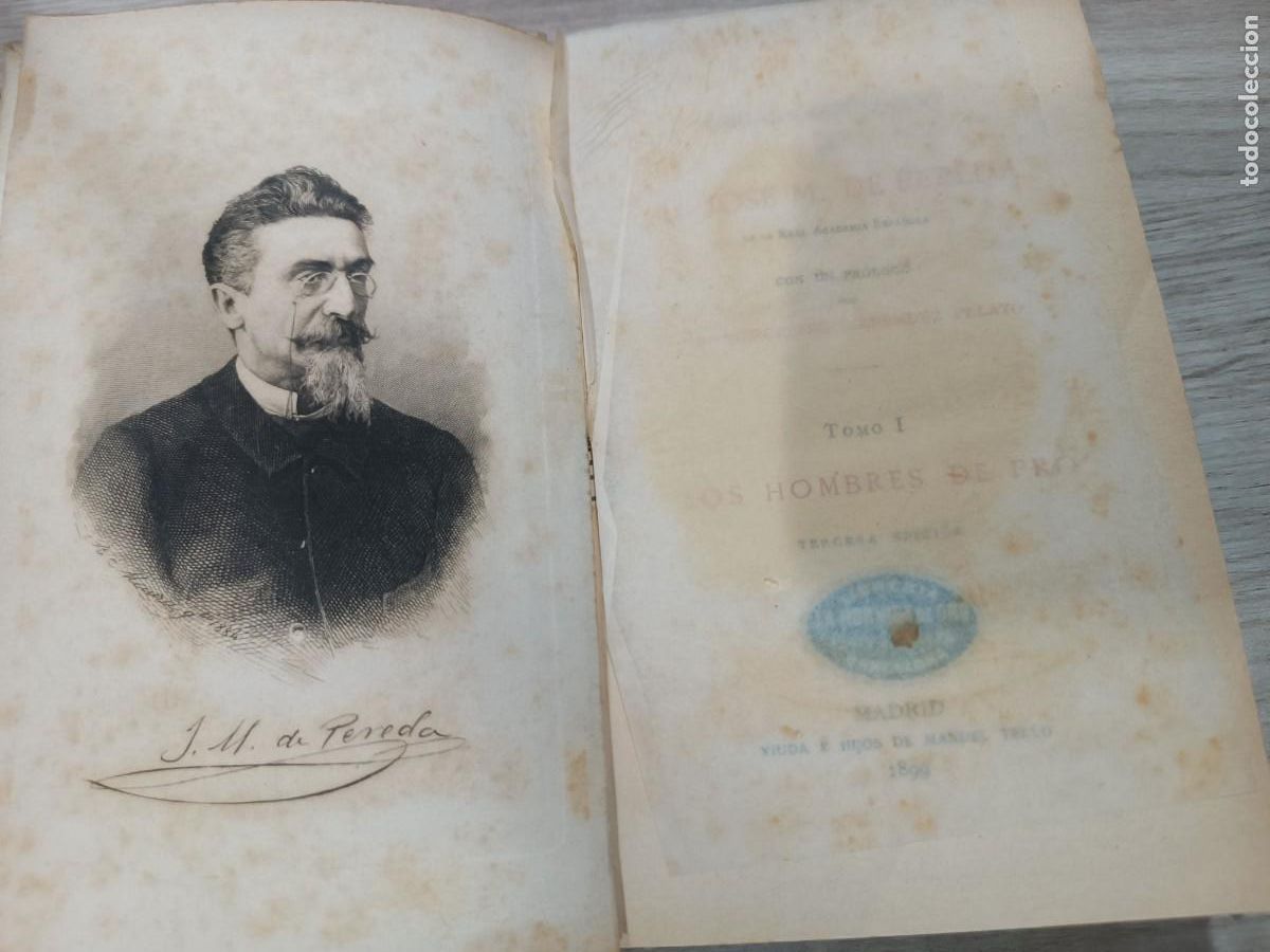 Libros antiguos: Obras completas Jos&eacute; Mar&iacute;a de Pereda - Foto 2