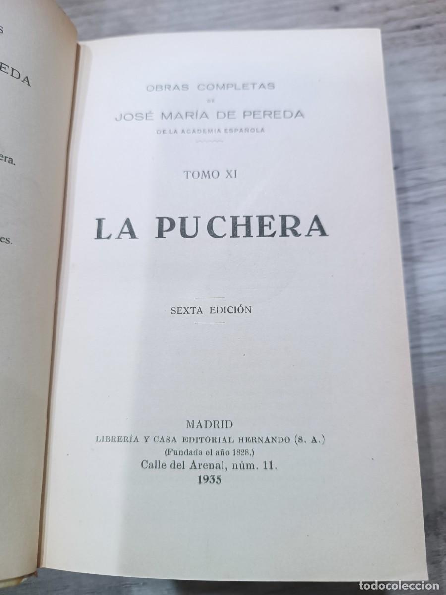Libros antiguos: Obras completas Jos&eacute; Mar&iacute;a de Pereda - Foto 8