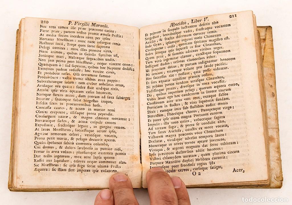 Libros antiguos: Publio Virgilio - Publii Virgilii Maronis Opera - 1796 - Foto 6