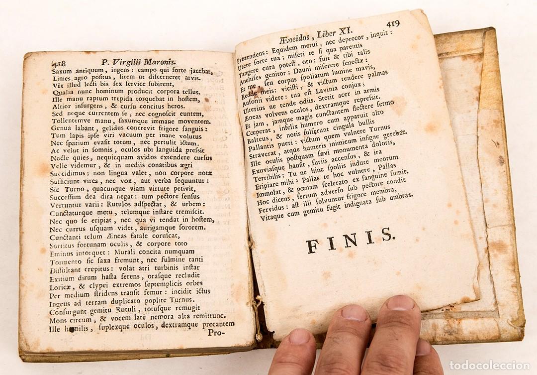 Libros antiguos: Publio Virgilio - Publii Virgilii Maronis Opera - 1796 - Foto 7