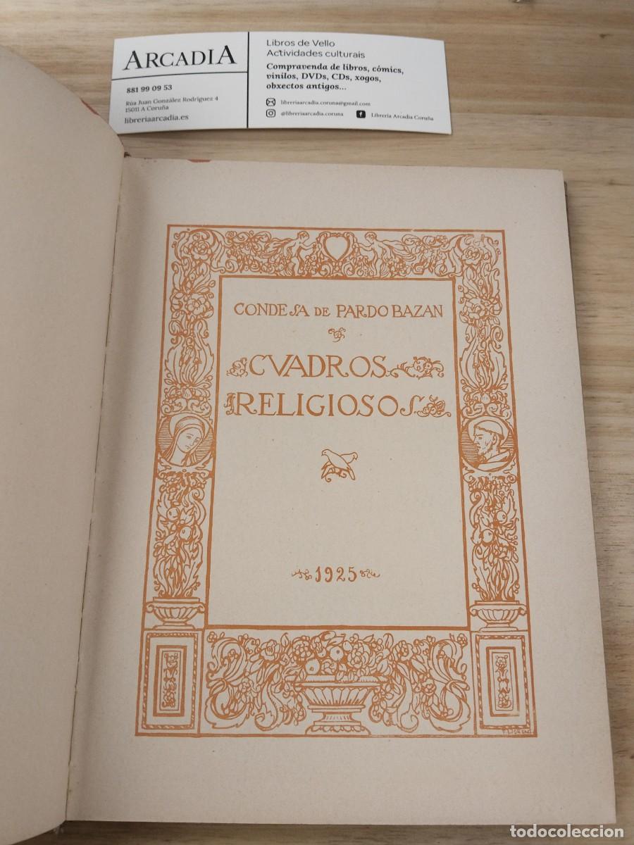 Libros antiguos: Cuadros Religiosos - Condesa de Pardo Baz&aacute;n - Foto 3