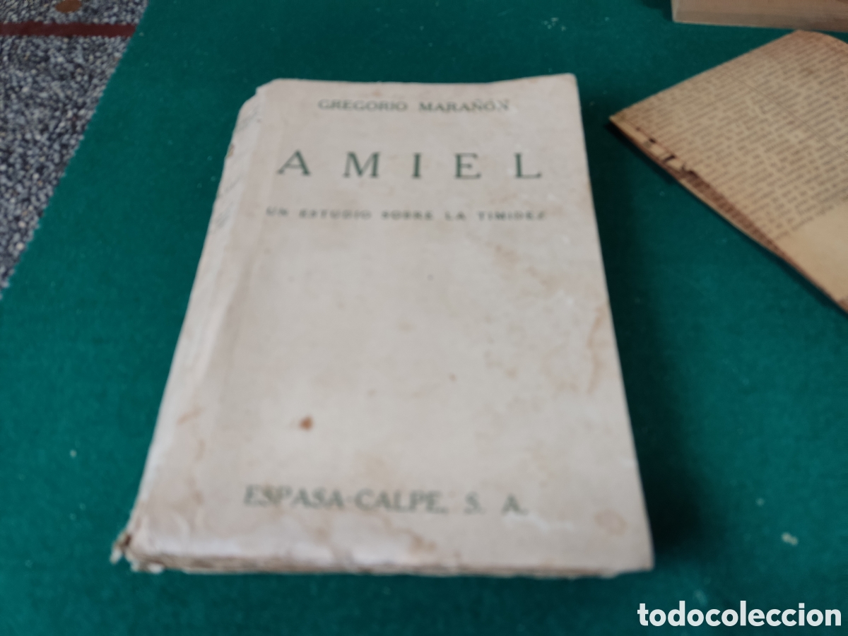 Libros antiguos: Libro AMIEL Gregorio Mara&ntilde;&oacute;n primera edici&oacute;n 1932 - Foto 2