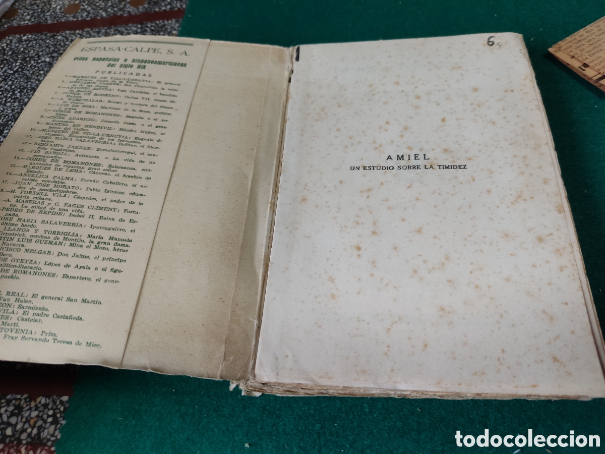 Libros antiguos: Libro AMIEL Gregorio Mara&ntilde;&oacute;n primera edici&oacute;n 1932 - Foto 3
