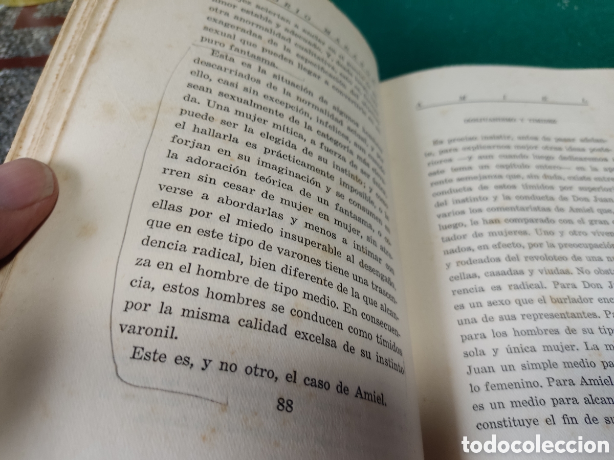 Libros antiguos: Libro AMIEL Gregorio Mara&ntilde;&oacute;n primera edici&oacute;n 1932 - Foto 13