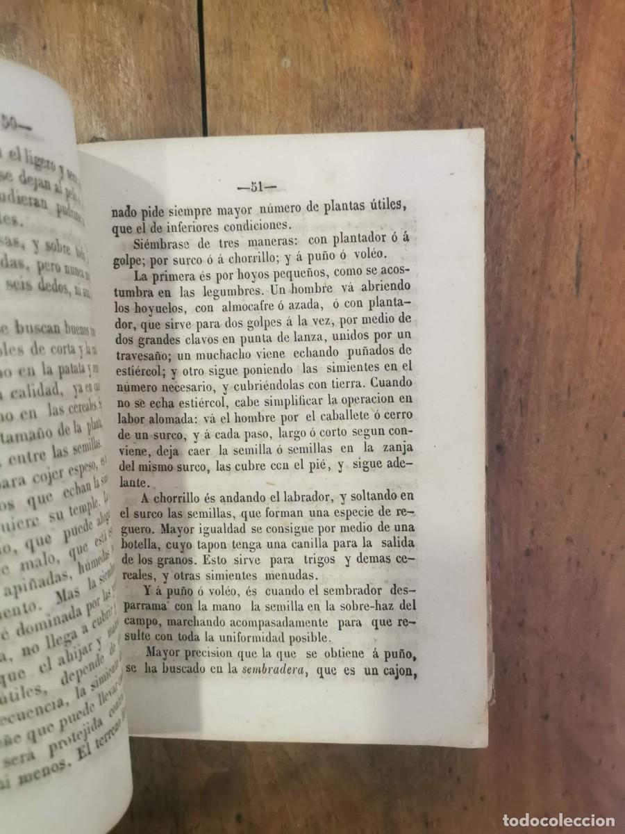 Libros antiguos: OLIV&Aacute;N, Alejandro. Manual de agricultura - Foto 4