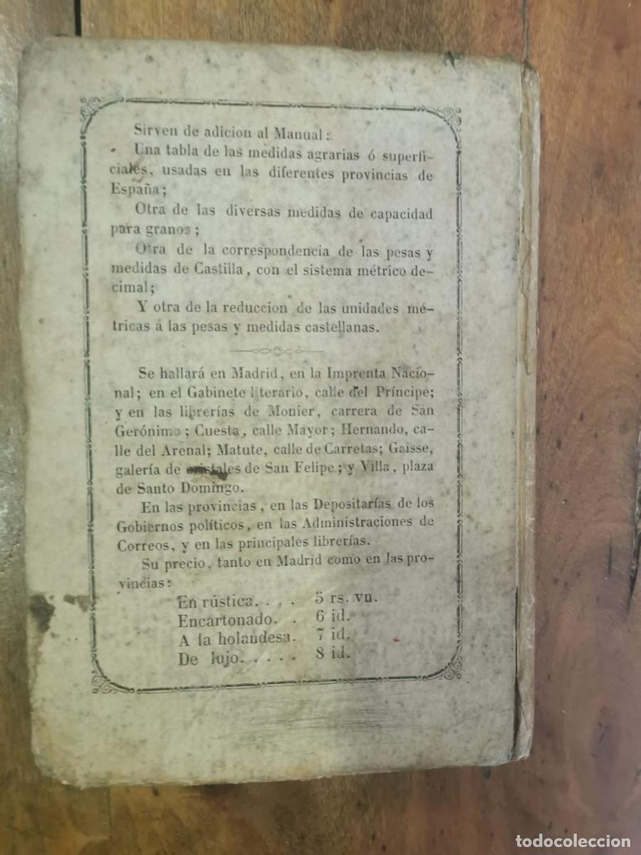Libros antiguos: OLIV&Aacute;N, Alejandro. Manual de agricultura - Foto 6