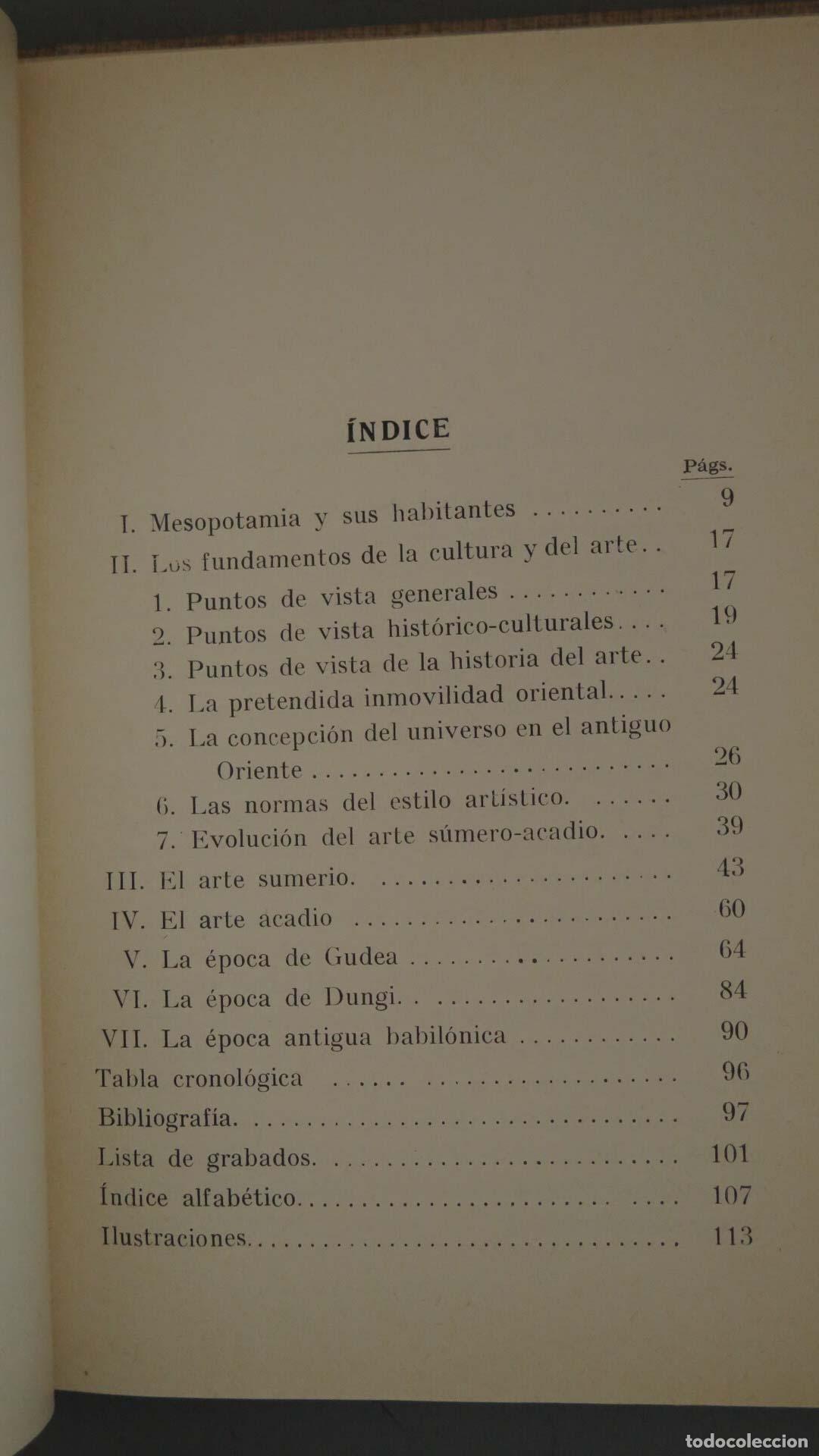 Libros antiguos: Arte S&uacute;mero-Acadio Eckhard Unger 1931 - Foto 2