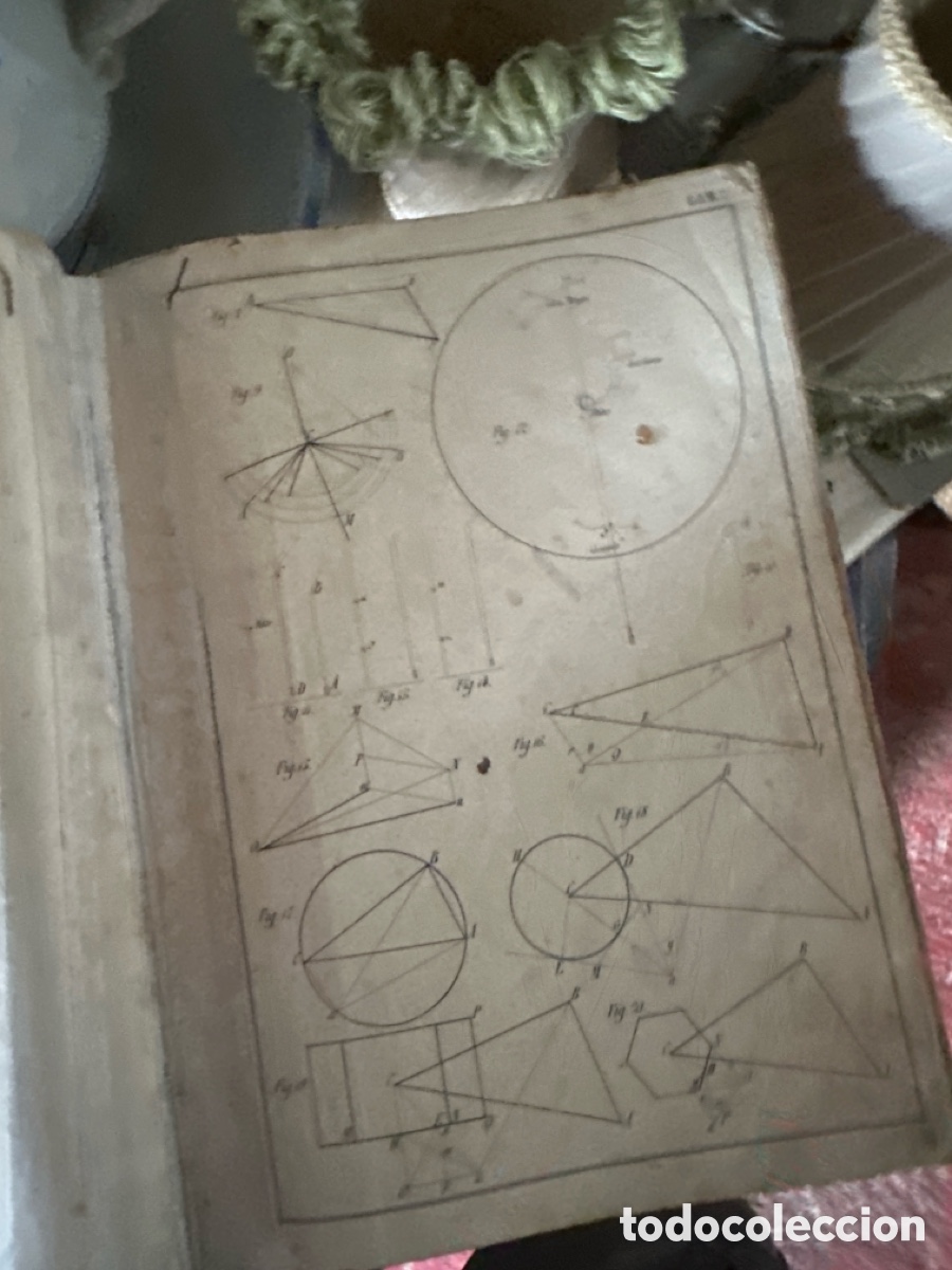 Libros antiguos: Libro de topograf&iacute;a antiguo con l&aacute;minas - Foto 3