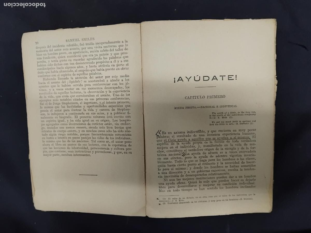 Libros antiguos: AYUDATE SAMUEL SMILES. RAMON SOPENA EDITOR 1930 - Foto 4