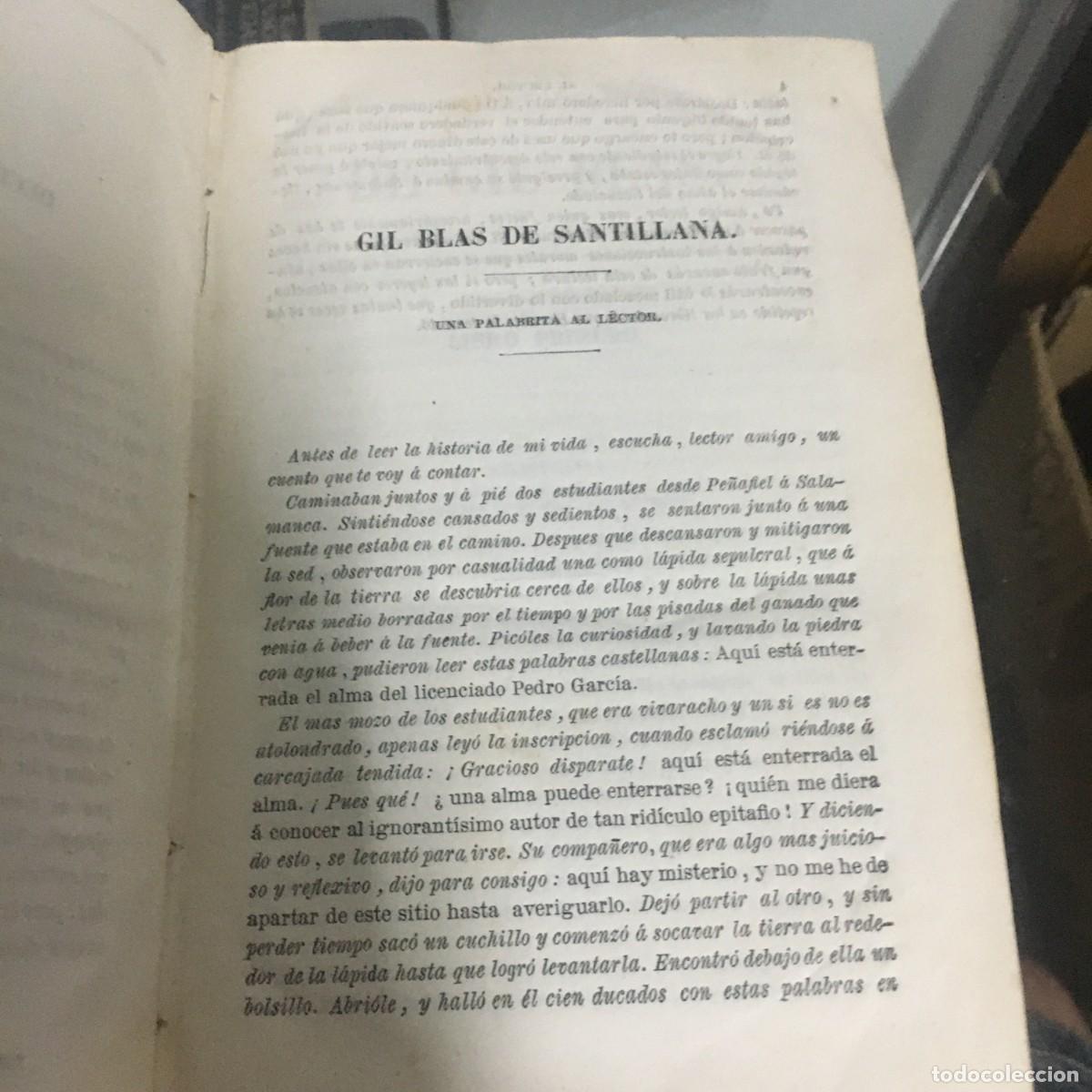 Libros antiguos: Historia de Gil Blas de Santillana - Foto 1