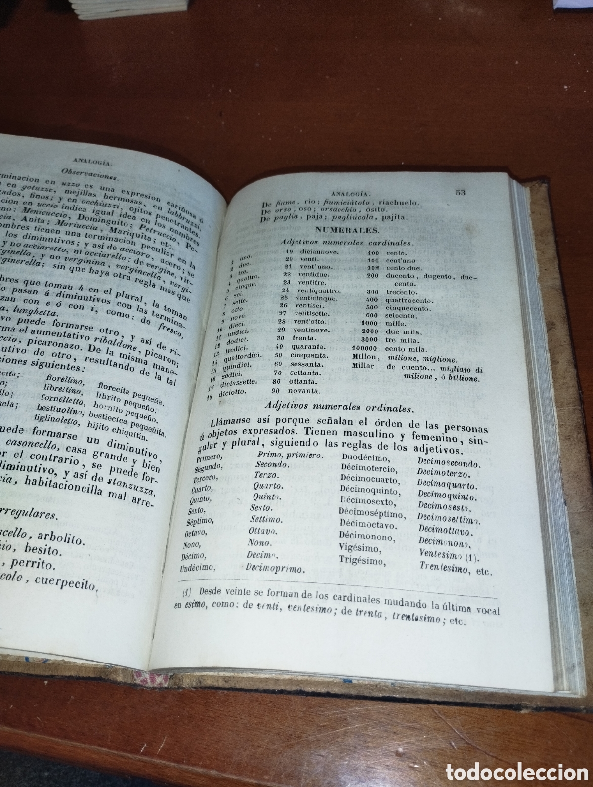 Libros antiguos: GRAM&Aacute;TICA ITALIANA SIMPLIFICADA, MADRID 1872 - Foto 3