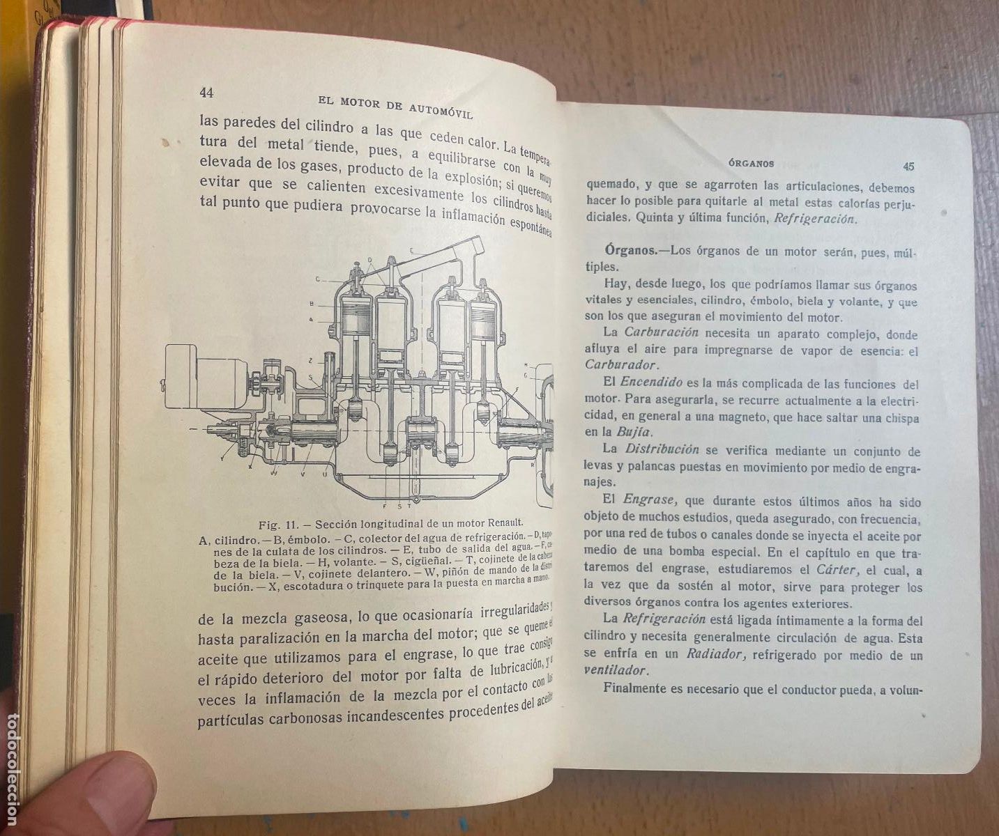 Libros antiguos: EL MOTOR DE EXPLOSION, E. PETIT, Gustavo Gili, 1925 - Foto 4