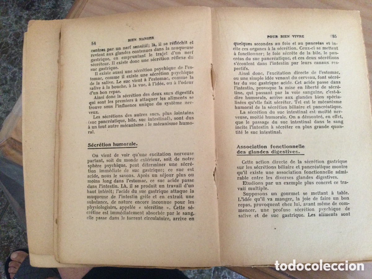 Libros antiguos: Bien Manger pour Bien Vivre - Foto 6