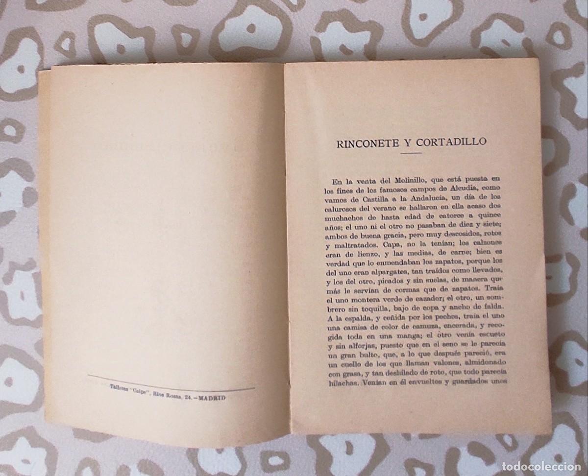 Libros antiguos: Libro Novelas ejemplares Madrid 1919 M.Cervantes - Foto 4